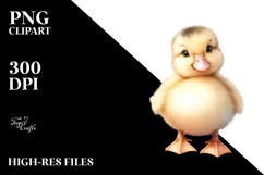 Sitting Baby Duck PNG Product Image 2