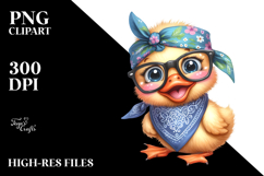 Confused Fancy Duck Clipart Product Image 2