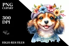 Colorful Cute Dog PNG Product Image 1