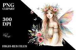 Washed Boho Fairy, Transparent PNG Product Image 2