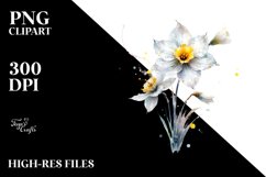 Watercolor Small Petals Clipart Product Image 1