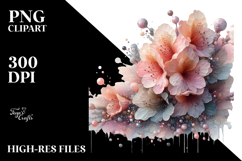 Abstract Rhododendron Splash PNG Product Image 2