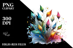 Colorful Snowdrop, High-Res PNG Product Image 2
