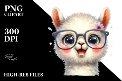 Excited Baby Llama es Clipart Product Image 2