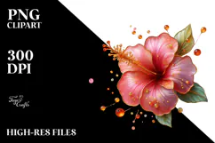 Hibiscus Flower, Transparent PNG Product Image 2