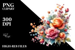 Colorful Watercolor Abstract Clipart\ Product Image 1