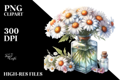 Colorful Watercolor Bottle Clipart\ Product Image 2