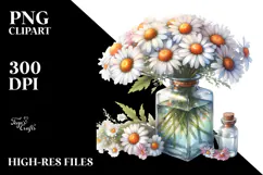 Colorful Watercolor Bottle Clipart\ Product Image 2