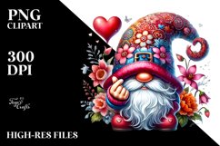 Valentine Gnome PNG Product Image 2