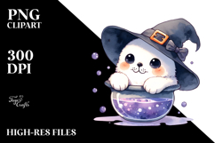 Cute Baby Seal Popping Out, High-Res PNG Product Image 2