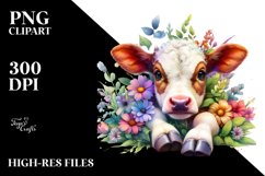 Colorful Baby Cow Playing Hide and Seek Product Image 3