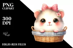 Smiling Baby Turtle in Basket | Sublimation Clipart Product Image 3