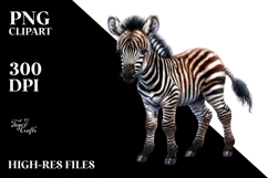 Baby Zebra, PNG Product Image 2