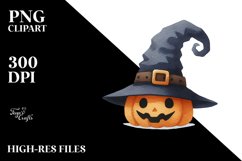 Funny Halloween Hat Chibi Simple Clipart Product Image 3
