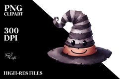 Funny Halloween Hat Chibi Simple Clipart Product Image 3