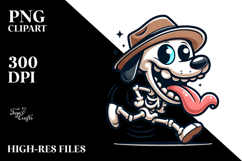 Goofy Animal Skull with Hat, PNG Product Image 2