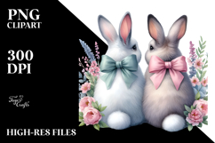 Creative Bunnies, Back View, High-Res PNG Product Image 2