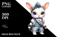 Cute Energetic Baby Rabbit, High-Res PNG Product Image 2