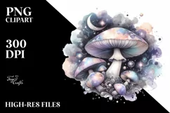 Detailed Mushroom, High-Res PNG Product Image 1