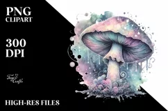 Detailed Mushroom, High-Res PNG Product Image 3
