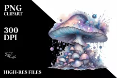 Detailed Mushroom, High-Res PNG Product Image 1