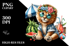 Digital Baby Lion, Transparent PNG Product Image 2