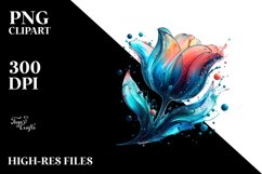 Abstract Tulip | Sublimation | Clipart Product Image 3