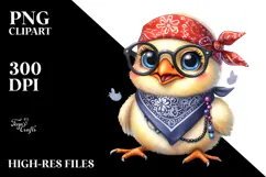 Funny Chick with Big Eyes | Bandana and Fancy es | Product Image 2