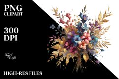 Colorfull Bouquet with Lobelia Splash | Sublimation | Product Image 1