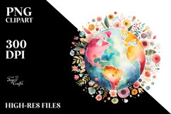 Washed Vintage Earth | Clipart Product Image 3