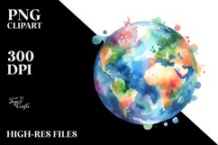 Washed Vintage Earth | Clipart Product Image 3
