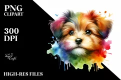 Colorful Cute Dog PNG Product Image 3