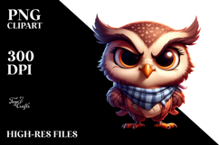 Cartoon Owl with Anthropomorphic Features Product Image 2