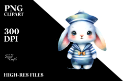 Cute Rabbit Sailor Suit Product Image 2