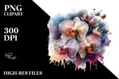 Orchid Blossom, Transparent PNG Product Image 2