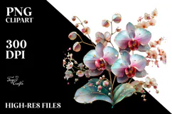 Orchid Blossom, Transparent PNG Product Image 2