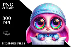 Crazy Cute Baby Fairy PNG Product Image 2