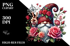Detailed Gnome with Victory Sign PNG Product Image 2