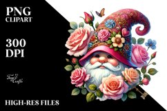 Detailed Gnome with Victory Sign PNG Product Image 2