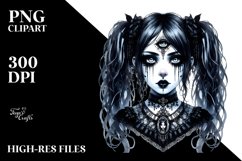 Ghotic Girl, Transparent PNG Product Image 1