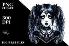 Ghotic Girl, Transparent PNG Product Image 1