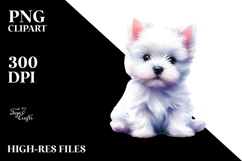 Cool Baby West Highland White Terrier, High-Res PNG Product Image 2