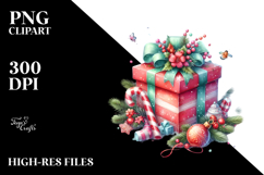 Christmas Gift Box Clipart Product Image 2