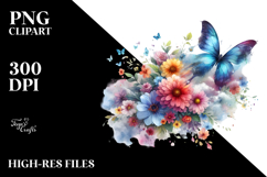 Colorful Butterfly PNG Product Image 2