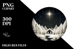 Simple Christmas Nativity Scene PNG Product Image 2