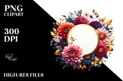 Vibrant Gerbera | Abstract Clipart Product Image 1