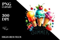 Vibrant Ice Creams, Transparent PNG Product Image 3