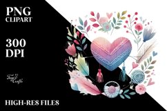 Colorful Watercolor Digital Painting with Very Simple Cute Product Image 2