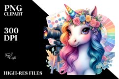 Colorful Baby Unicorn in Studio Product Image 1