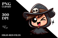 Cute Reaper with Hat, PNG Product Image 2